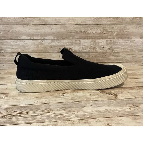 Cariuma Shoes Mens Size 12 Navy Canvas Sustainable Style Slip On Sustainable