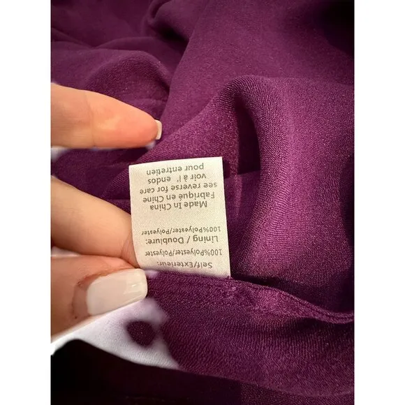 Caroline Constas Enya Gown in Purple NWT- Size S