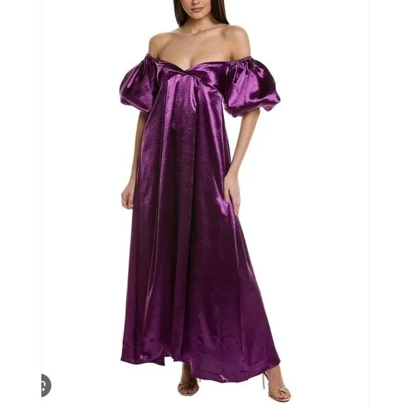 Caroline Constas Enya Gown in Purple NWT- Size S