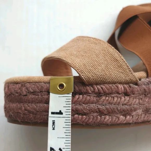 Castaner Women's Espadrilles Wedge Sandals Brown size 39 NEW