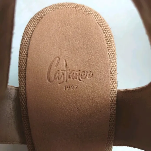 Castaner Women's Espadrilles Wedge Sandals Brown size 39 NEW