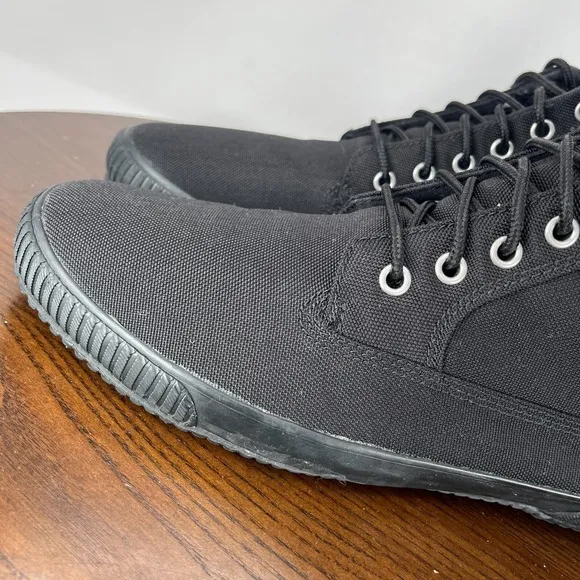 Chrome Industries 415 Shoes Men's 11.5 Black Canvas High Top Lace-Up Sneakers