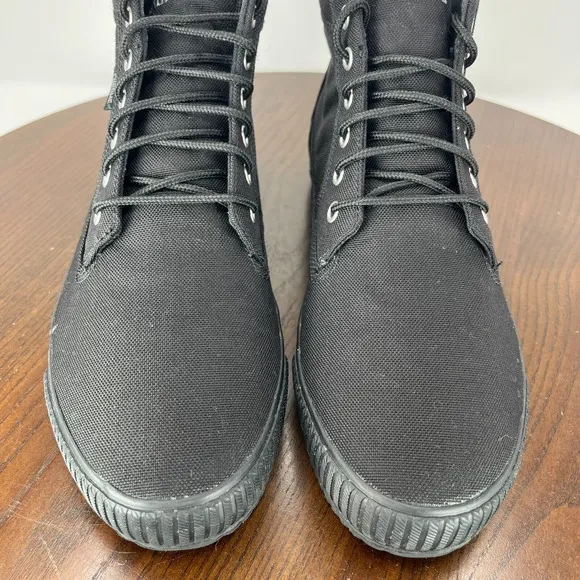 Chrome Industries 415 Shoes Men's 11.5 Black Canvas High Top Lace-Up Sneakers