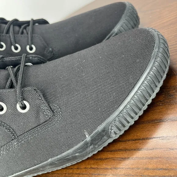Chrome Industries 415 Shoes Men's 11.5 Black Canvas High Top Lace-Up Sneakers