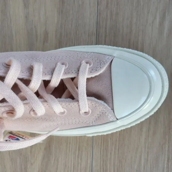 ⭐Chuck 70 High Top Suede Pebble Pink Peach Sneakers Size 8 Womens Shoes A07901C