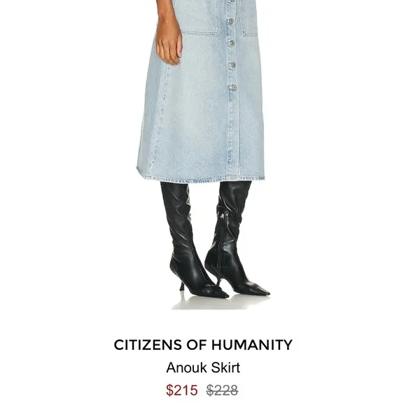 Citizens of Humanity “Anouk” denim skirt