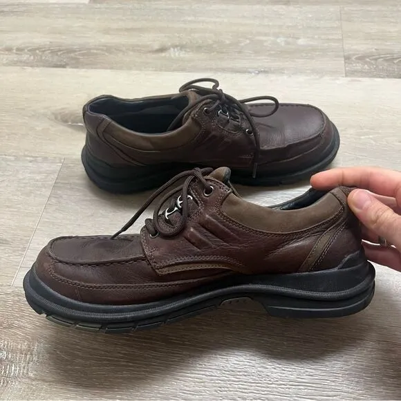 Clarks Mens Waterproof Brown Leather Gore-Tex Walking Shoes Size 9M 78921