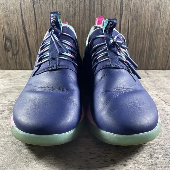 Clove Navy Blue Purple Nursing Shoes 11 Comfort Walking Healthcare Sneakers