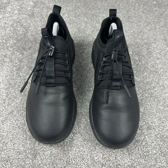 Clove Nursing Sneakers Mens 9 Comfort Walking Shoes Workwear Black Low Top