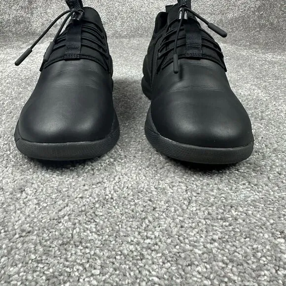 Clove Nursing Sneakers Mens 9 Comfort Walking Shoes Workwear Black Low Top
