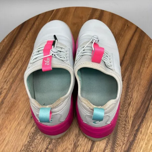 Clove Shoes Womens Size 8.5 Blue Pink Healthcare Nursing Comfort Performance