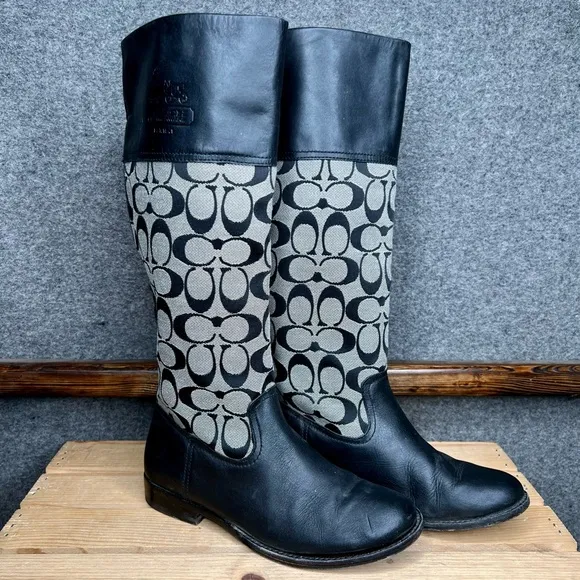 Coach Chrissi Signature Tall Riding Boots