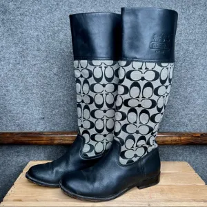 Coach Chrissi Signature Tall Riding Boots