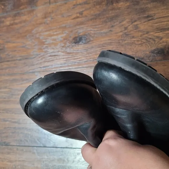 Coach Easton Black Leather Tall Boots size 9