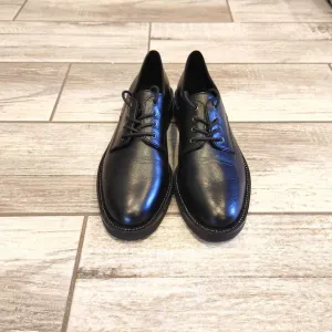 COACH women's oxford leather shoes size: 9 (B)