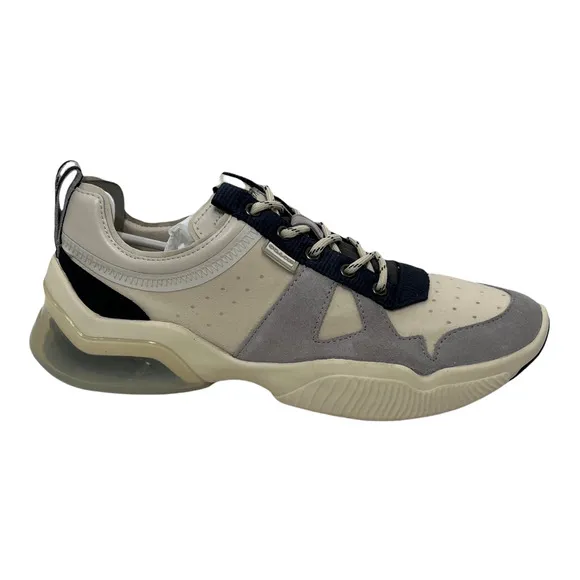 Coach Women's Sneaker Cream Crystal Runner Chalk Shoes Lace-Up Size 8.5 NIB