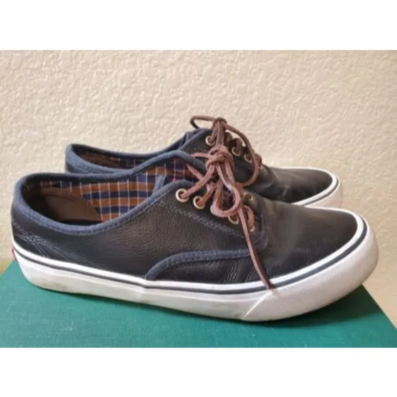 Coca Cola Canvas Leather Sneakers Men 40 EU Red Black White Shoes