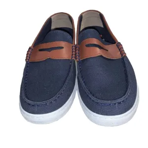 Cole Haan, Blue Brown Boat Men’s Shoes Slip On Size 9 EUC
