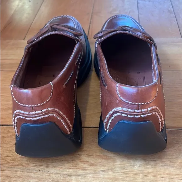 Cole Haan Country Mens Size 9 M Brown Leather Made in Mexico Slip On Shoes