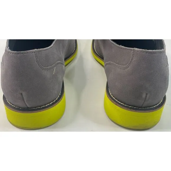 Cole‎ Haan Drake Eva Wing OX II Men's Charcoal Gray Suede Dress Shoes Size 13 M