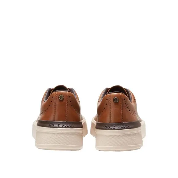 COLE HAAN Grandpro Crew Wing Tip British Tan/Birch Men Sneaker Shoes Size 11.5m