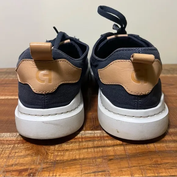 Cole Haan Grandpro Rally Navy Canvas Sneakers, Men’s Size 10