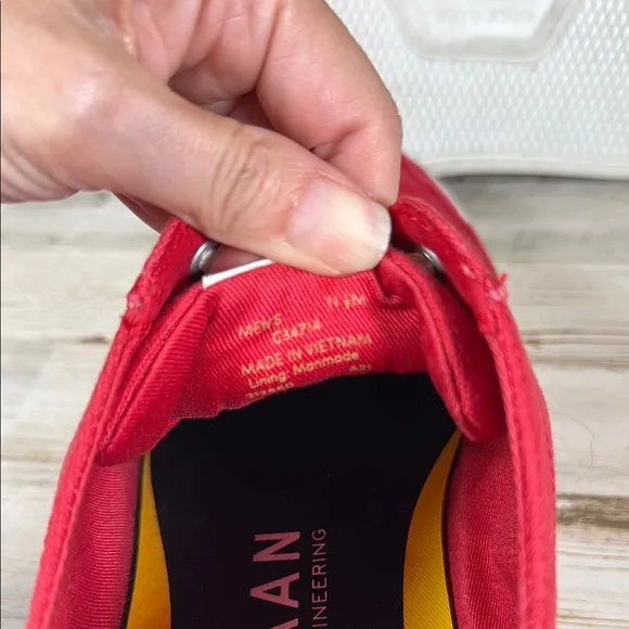 Cole Haan Men's Canvas Red Sneakers