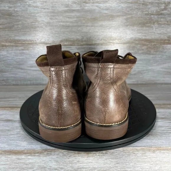 Cole Haan Mens Curtis II Chestnut Leather Chukka Boots Size 11 M