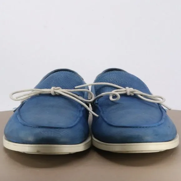 Cole Haan Nik Air Men's Boat Shoes Size 10 Leather Blue