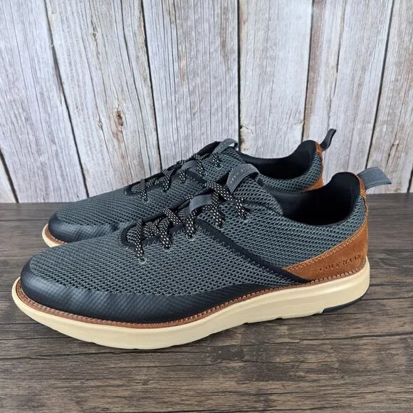 Cole Haan ZeroGrand 360 Grand Atlantic Sneaker Men's Sz 12 Black Magnet Tan