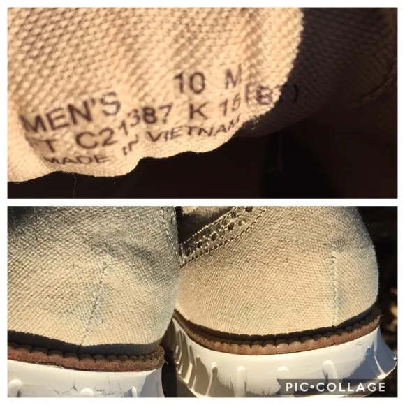 Cole Haan ZeroGrand Grand OS Canvas Oxford Sz 10M