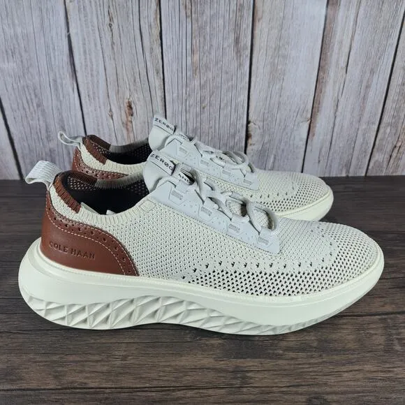 Cole Haan Zerogrand WFA Oxford Stitchlite Men's Sz 9 M Sneaker Sequoia Ivory