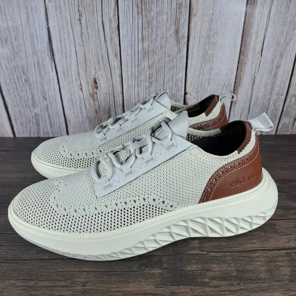 Cole Haan Zerogrand WFA Oxford Stitchlite Men's Sz 9 M Sneaker Sequoia Ivory