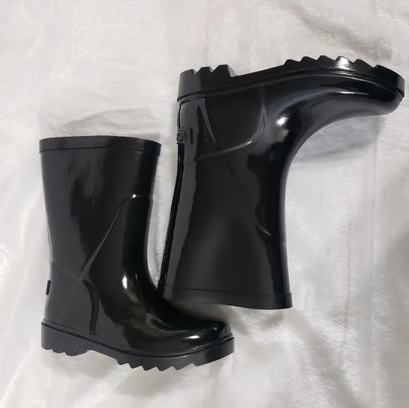 Columbia Little Kids Downpour Rain Boots Black Sz: 11