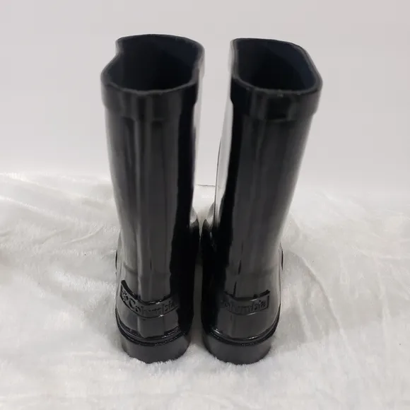 Columbia Little Kids Downpour Rain Boots Black Sz: 11