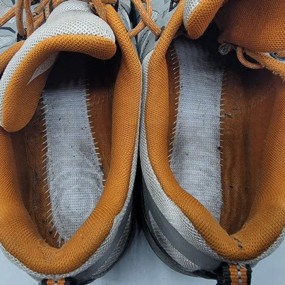 Columbia Mens 13 Gray Brown Athletic Outdoor Waterproof Shoes OmniGrip