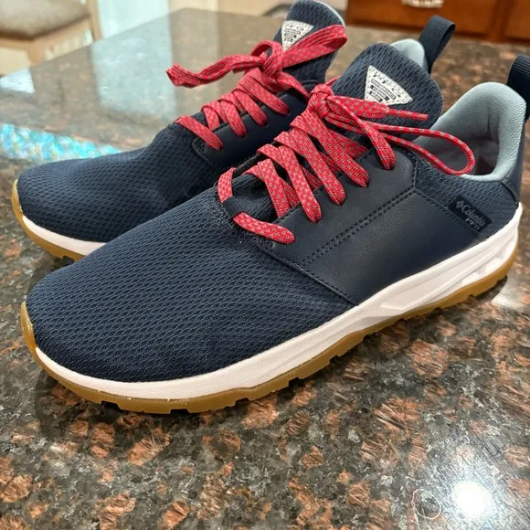 Columbia Men's Tamiami PFG Navy Boat Shoe Size 8.5