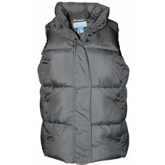Columbia Women's Pioneer Summit Grey Puffer Vest