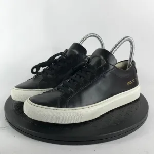 Common Projects Achilles Low Black/White Leather Shoes EU 37 Women’s Size 7