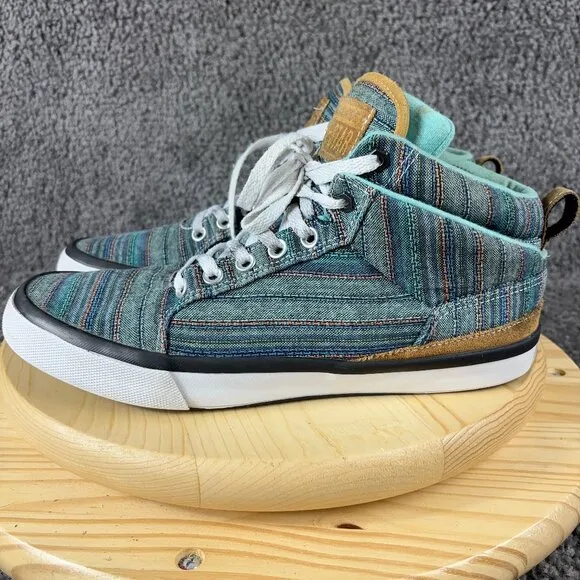 Converse Allstar Bassline Sneakers Mens Size 11 Multicolor Aztec Mid Top Shoes