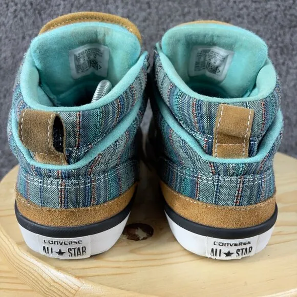 Converse Allstar Bassline Sneakers Mens Size 11 Multicolor Aztec Mid Top Shoes