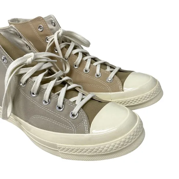 Converse Chuck 70 High Sneakers Beach Stone Canvas Shoes Casual For Men A05658C