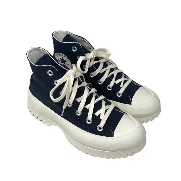 Converse Chuck Lugged 2.0 High Platform Shoes Canvas Smoke Gray Women's A01368C