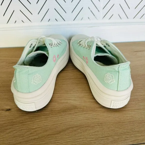 ⭐Converse Chuck Taylor All Star Move Platform Sz 8.5 Women's Shoes Mint A10823C