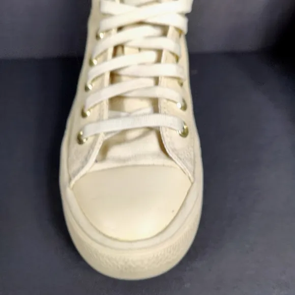 Converse Chuck Taylor All Star Move Tonal Canvas Hi Cream Platform Women's Sz 6