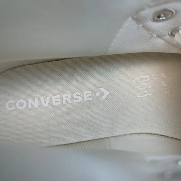Converse Chuck Taylor Alt Star High Top Wavy Egret White Canvas Leather Men's 10