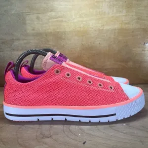 Converse Chuck Taylor AS Womens Size 7.5 (5.5Y) Slip On Shoes Pinkish-Orange