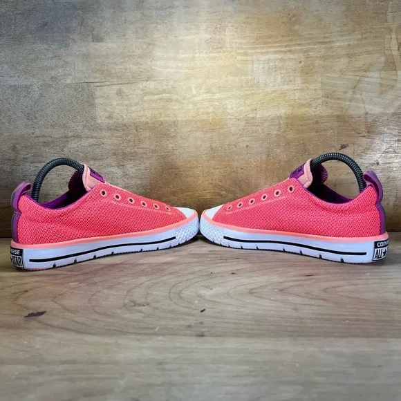 Converse Chuck Taylor AS Womens Size 7.5 (5.5Y) Slip On Shoes Pinkish-Orange