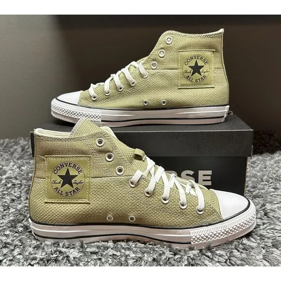Converse Chuck Taylor Sneakers Shoes‎ Mens Size 10.5 Mossy Green Canvas Jacquard