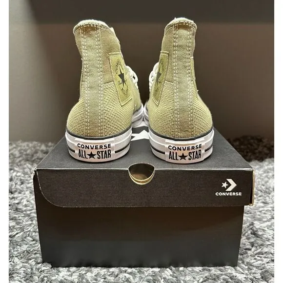 Converse Chuck Taylor Sneakers Shoes‎ Mens Size 10.5 Mossy Green Canvas Jacquard